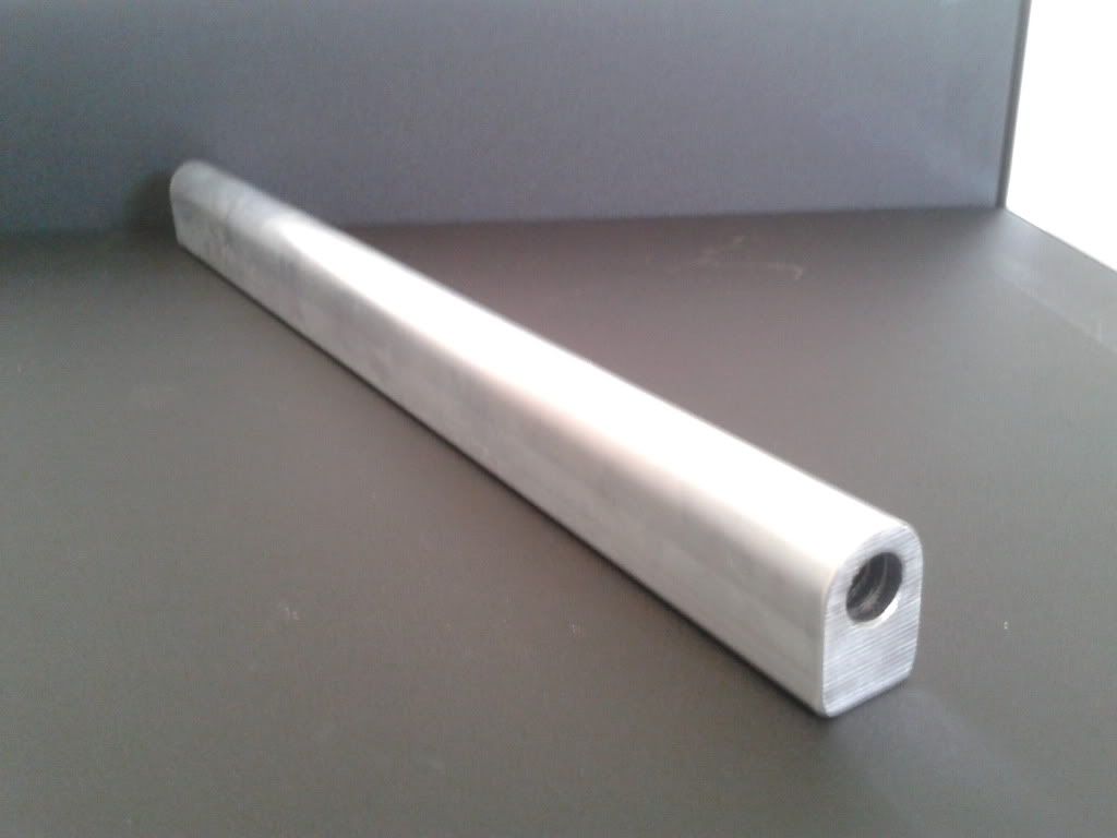 6 Fuel rail blank extrusion 500mm RnD Motorsport